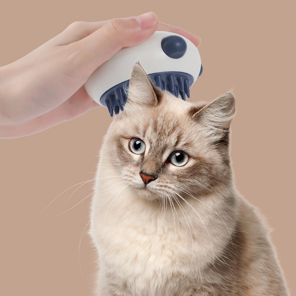 Brosse de Bain en Silicone pour Chiens avec Dents Douces pour Animaux