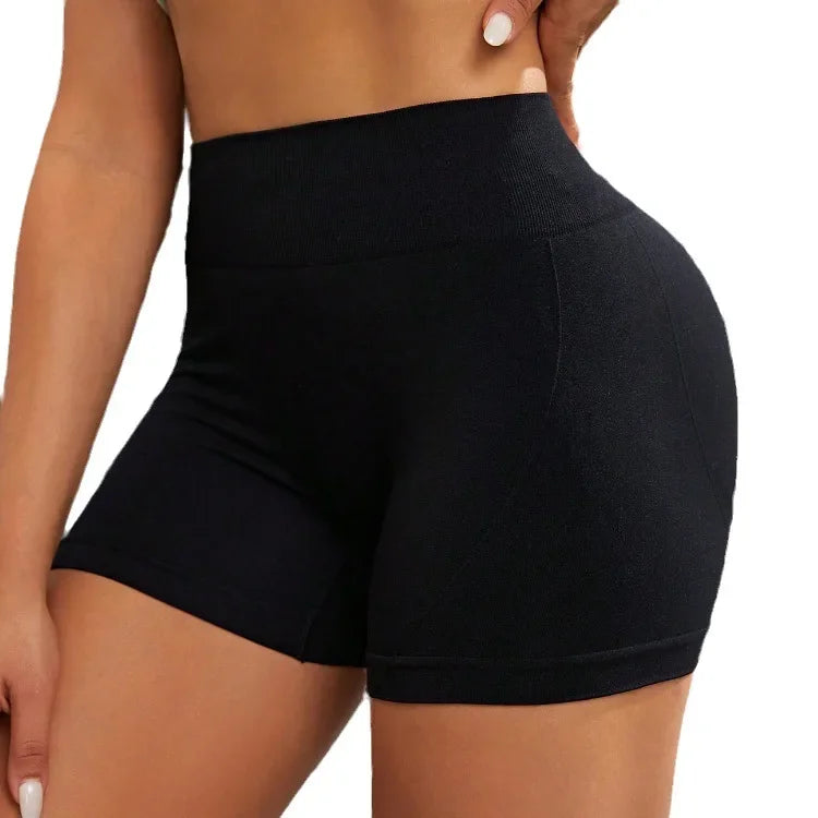 Short d'entraînement taille haute pour femme, pantalon court de Yoga
