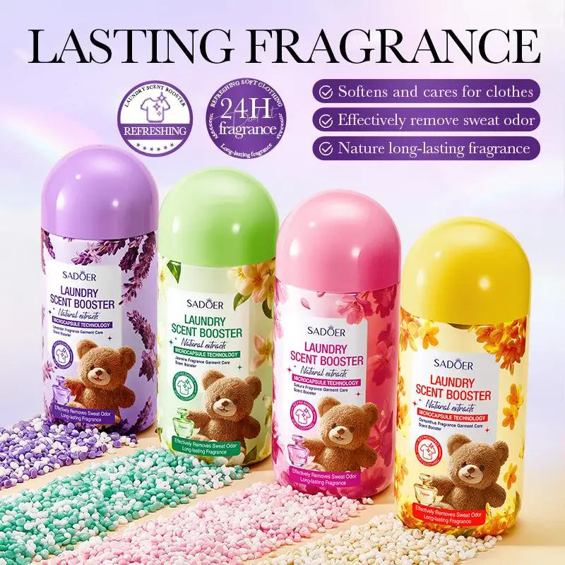 Perles de parfum pour lessive 200g, parfum longue durée, booster de parfum, booster de fragrance, perles parfumées, adoucissant, rafraîchisseur pour vêtements.