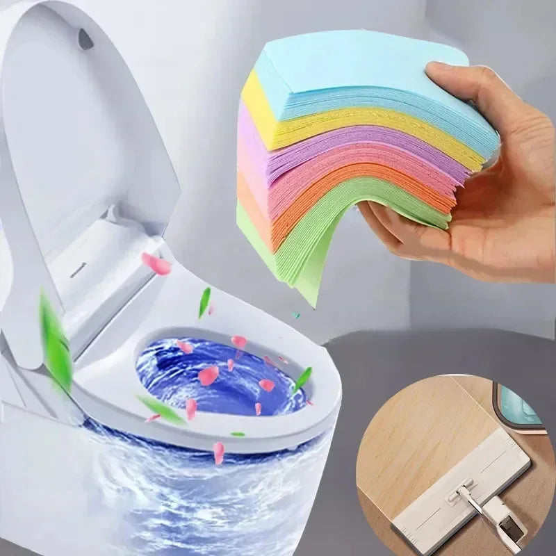 Comprimés nettoyants pour sols, solubles dans l'eau, stérilisation, parfumé, salle de bains, cuisine, déodorant, feuille de nettoyage des toilettes