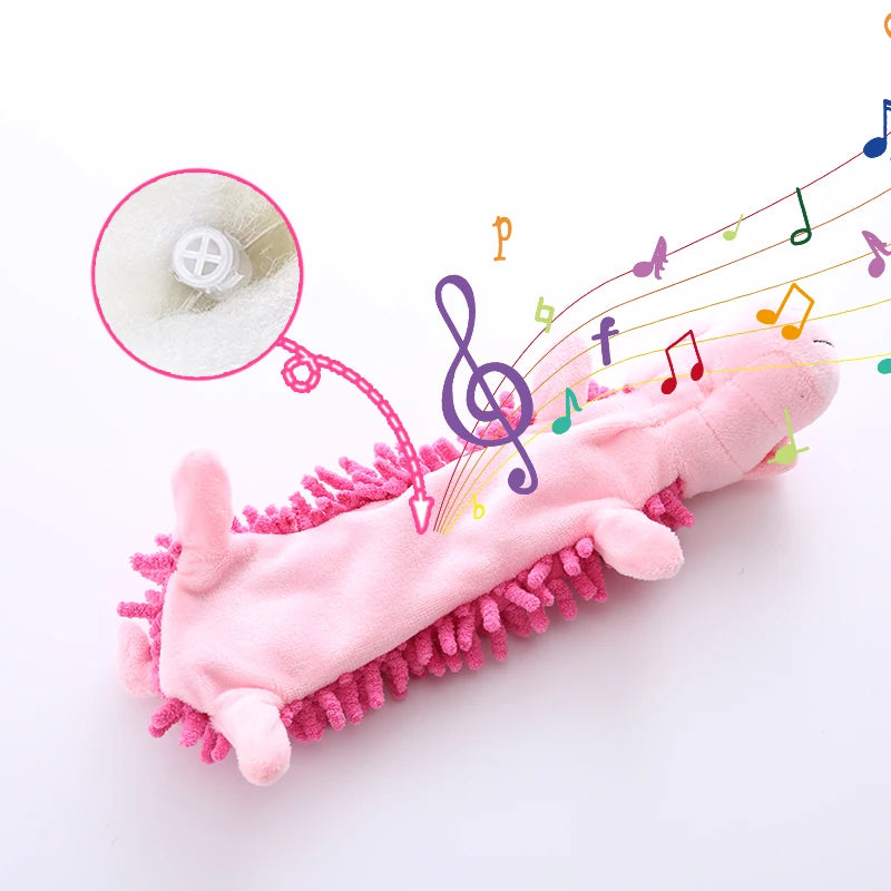Jouet en peluche sonore pour chien, vadrouille, coque en fourrure, grenouille, hippopotame, fournitures de meulage des dents